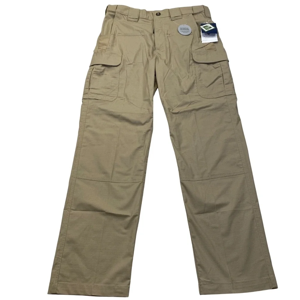 Propper Kinetic Tactical Pants Mens 34x34 Khaki Ripstop Water Resistant F52944X